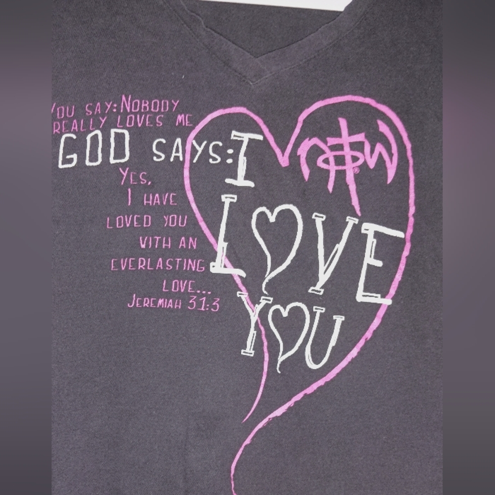 NOW Black and Pink Graphic Tee